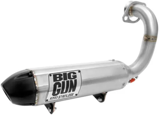 Big Gun EXO Stainless Exhaust Muffler Pipe Slip On Yamaha Rhino 700
