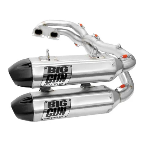 Big Gun EXO Stainless Dual Exhaust Muffler Pipe Full System