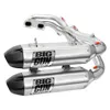 Big Gun EXO Stainless Dual Exhaust Muffler Pipe Full System