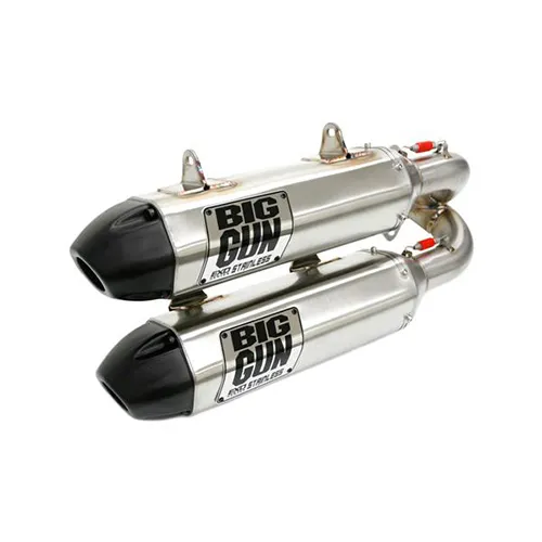 Big Gun EXO Stainless Dual Exhaust Muffler Pipe Slip On 2