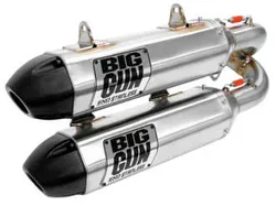 Big Gun EXO Stainless Dual Exhaust Muffler Pipe Slip On