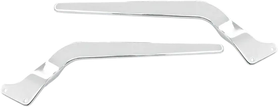 DS Chrome Smooth Stock Style Rear Fender Strut Pair