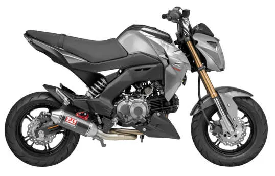 Yoshimura RS-2 Race Full System CF Exhaust Pipe Works Kawasaki Z125 Pro