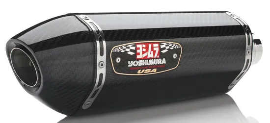 Yoshimura R-77 Race Dual Slip On Carbon Fiber Exhaust Pipe Kawasaki Ninja ZX14R