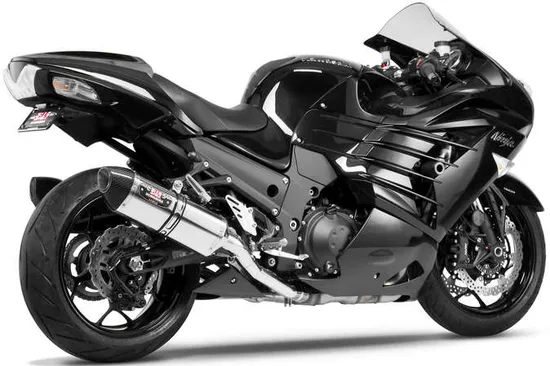 Yoshimura R-77 Race Dual Slip On SS Exhaust Pipe Kawasaki Ninja ZX14R