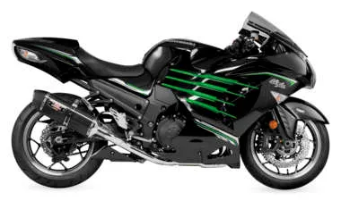 Yoshimura R-77 Race Full System CF Exhaust Pipe Kawasaki Ninja ZX14R