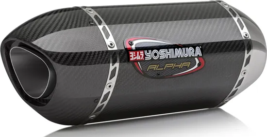 Yosh Alpha Street Slip On CF Exhaust Pipe Works Kawasaki Ninja 1000SX