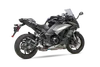 Yosh Alpha Street Slip On CF Exhaust Pipe Works Kawasaki Ninja 1000SX