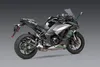 Yosh Alpha Street Slip On CF Exhaust Pipe Works Kawasaki Ninja 1000SX