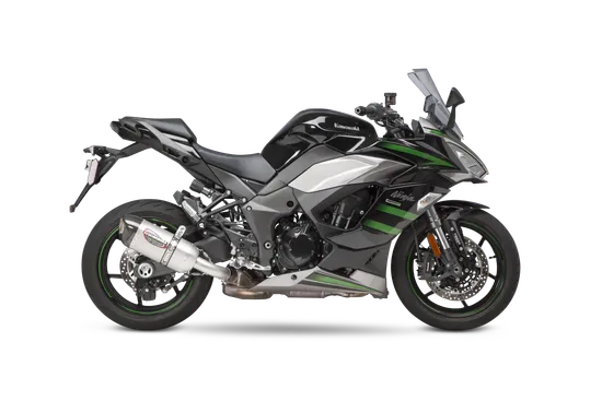 Yosh Alpha Street Slip On SS Exhaust Pipe Works Kawasaki Ninja 1000SX