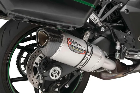 Yosh Alpha Street Slip On SS Exhaust Pipe Works Kawasaki Ninja 1000SX