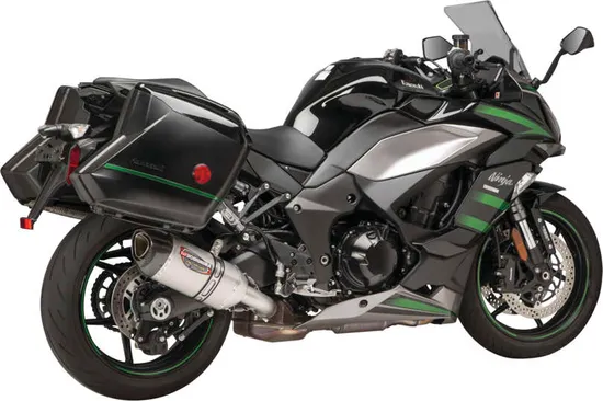 Yosh Alpha Street Slip On SS Exhaust Pipe Works Kawasaki Ninja 1000SX