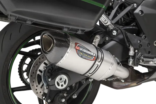 Yosh Alpha Street Slip On SS Exhaust Pipe Works Kawasaki Ninja 1000SX