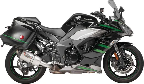 Yosh Alpha Street Slip On SS Exhaust Pipe Works Kawasaki Ninja 1000SX