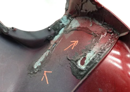 Front Upper Batwing Outer Fairing 96 Electra Ultra Classic EFI FLHTCUI 1604 x