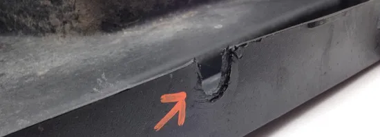 Left Side Cover from 2005 Kubota RVT 900 Diesel x