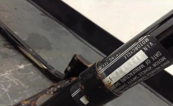 Main Frame Chassis CLN Ready To Go 1985 Harley Tour Glide Classic FLTC 1595