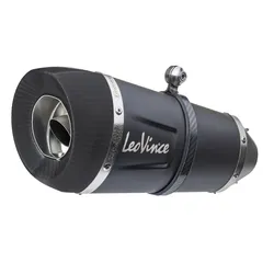 Leovince Factory S Slip On Exhaust Muffler Pipe SS CF Black