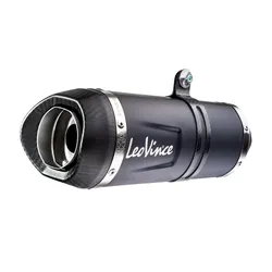 Leovince LV One EVO Full System Exhaust Muffler Pipe SS CF Black