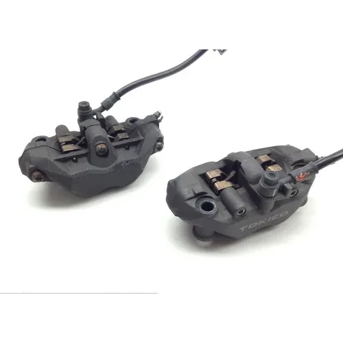 Left Right Front Brake Calipers Pads Set from 2008 Honda CBR 600RR 1618A 5