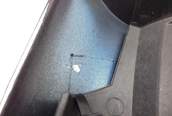 Seat Cowl Rear Passenger Fairing Cover from 2008 Honda CBR 600RR