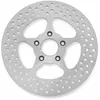Harddrive 5 Spoke Rear Brake Rotor Disc Stainless Polished 11.5in. DO NOT LIST CUSTOM FITMENT