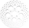 Harddrive Drilled Front Brake Rotor Disc Stainless Polished 11.5in. CS