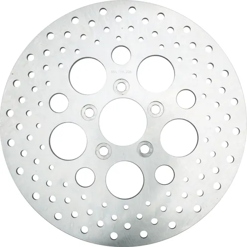 Harddrive Drilled Rear Brake Rotor Disc Stainless Machined 11.5in.