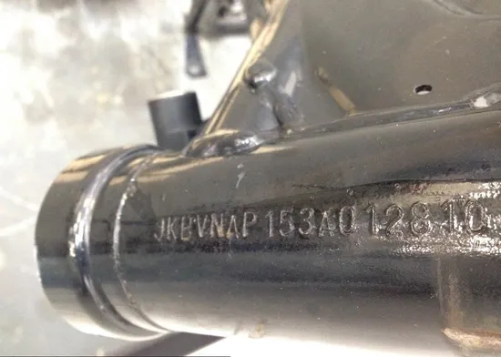 Main Frame Chassis EZ 2003 Kawasaki Vulcan 1500 VN1500P Mean Streak 1628