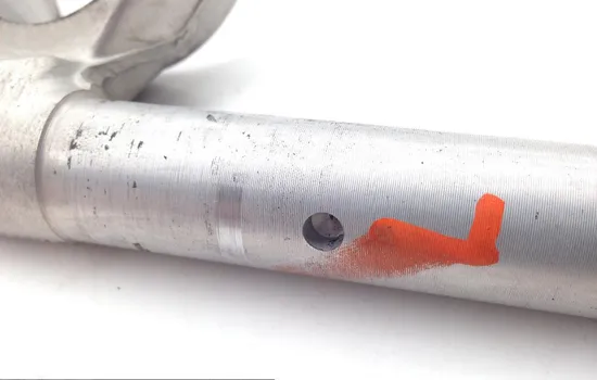 Left Clip-On Clip Side Handle Bar 1996 Suzuki GSXR750W 1687