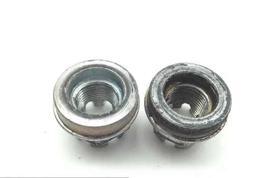 Front Wheel Hub Spindle Castle Nuts 2003 Kawasaki Prairie 650 KVF650A 4x4 1664