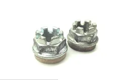 Front Wheel Hub Spindle Castle Nuts 2003 Kawasaki Prairie 650 KVF650A 4x4 1664