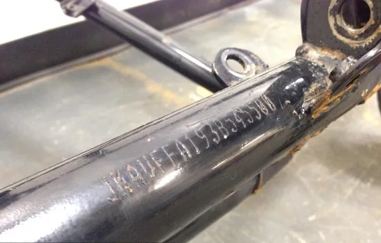 Frame Chassis 2003 Kawasaki Prairie 650 KVF650A 4x4 1664