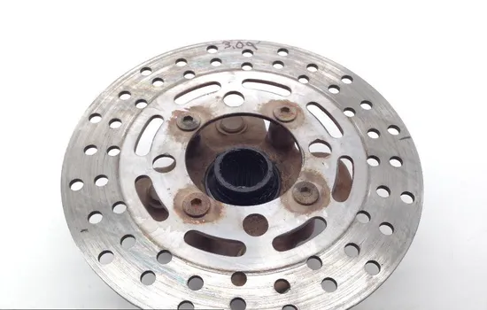 Front Wheel Hub with Rotor A 2000 Yamaha Grizzly 600 YFM600F 4x4 1666A