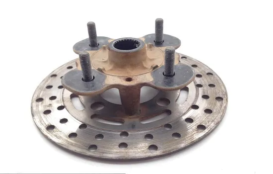 Front Wheel Hub with Rotor A 2000 Yamaha Grizzly 600 YFM600F 4x4 1666A