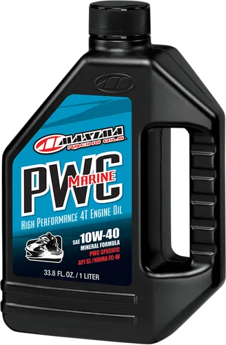 Maxima PWC Marine 4 Stroke Mineral Engine Motor Oil 10W40 1 Liter Quart 1