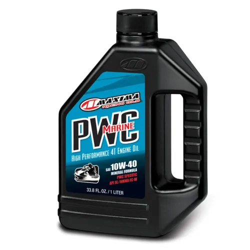 Maxima PWC Marine 4 Stroke Mineral Engine Motor Oil 10W40 1 Liter Quart 5