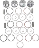 JE Piston Kit Rings Pins Round 1mm OB 74mm Bore 13:1