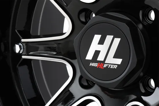 HL4 Front Rear Wheel Gloss Black Machined 14x7 4/110 4+3 10mm
