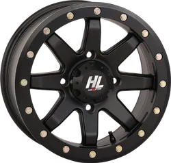 HL9 Beadlock Front Rear Wheel Matte Black 14x7 4/137 5+2 30mm