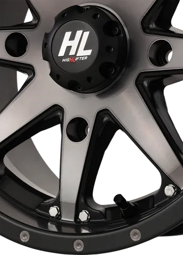 HL10 Front Rear Wheel Matte Black Smoke 14x7 4/137 5+2 30mm