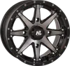 HL10 Front Rear Wheel Matte Black Smoke 14x7 4/137 5+2 30mm