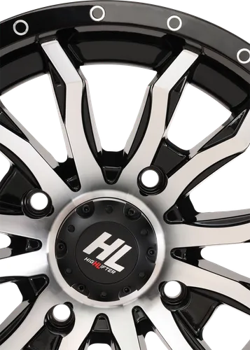 HL21 Front Rear Wheel Gloss Black 14x7 4/156 4+3 10mm