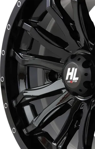 HL21 Front Rear Wheel Gloss Black 14x7 4/137 4+3 10mm