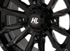 HL21 Front Rear Wheel Gloss Black 14x7 4/137 4+3 10mm