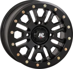 HL23 Front Rear Wheel Matte Black 14x7 4/137 5+2 +38mm