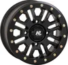 HL23 Front Rear Wheel Matte Black 14x7 4/156 5+2 +38mm