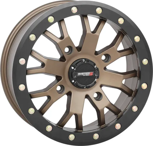 Matte Bronze SB-4 Beadlock Wheel Rim 14x7 4/137 6+1 Front Rear
