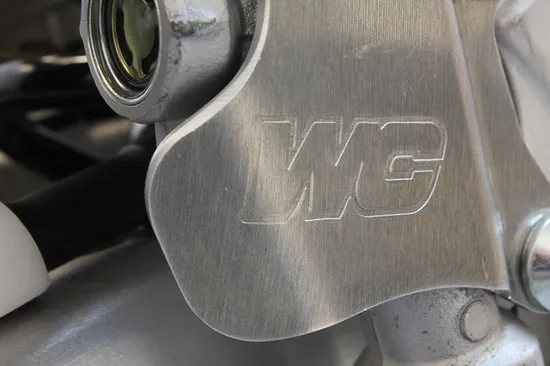 Works Aluminum Rear Brake Master Cylinder Guard Cover Protector