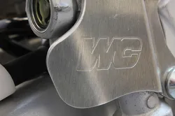 Works Aluminum Rear Brake Master Cylinder Guard Cover Protector